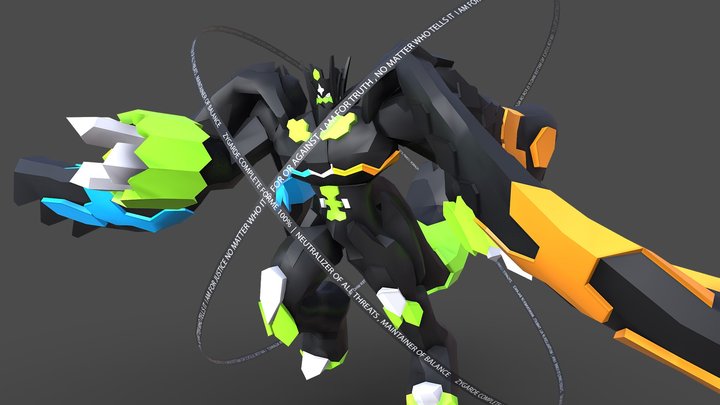 ZYGARDE 100% FORME 3D Model