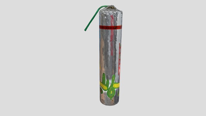 Firecracker Tube 3D Model