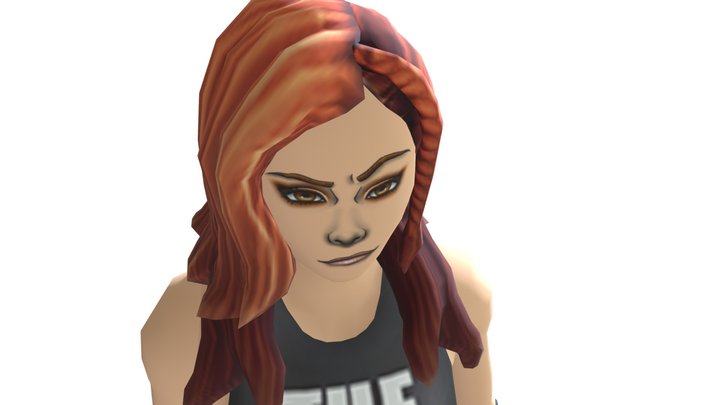 WWE - Becky Lynch Roblox 3D Model