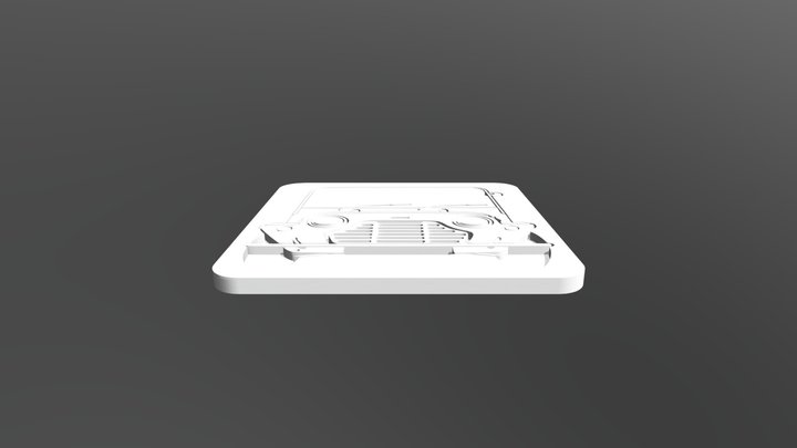 Leyland Moke Coaster Plaque 3D Model
