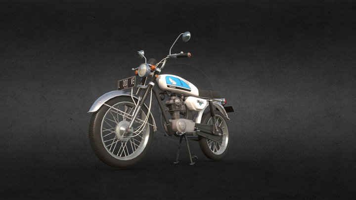 Honda Cb 100 K2 1972 | Dilan 1990 3D Model