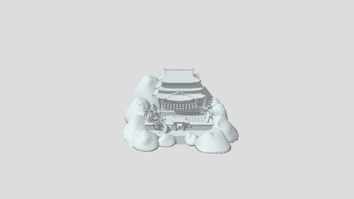 Final Folder Assignment - Greyscale Environment 3D Model