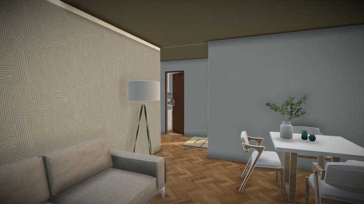 Swedish Apartment Example 3D Model