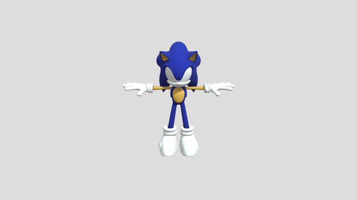 Sonic The Hedgehog 3D Model