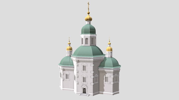 Mykhailivska tserkva 3D Model