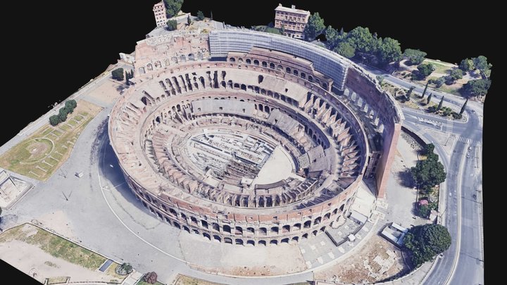 Coliseo, Roma, Italia 3D Model