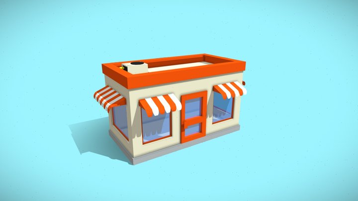 Casa Arancione 3D Model