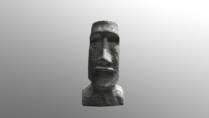 Easter Island Head 3D Model
