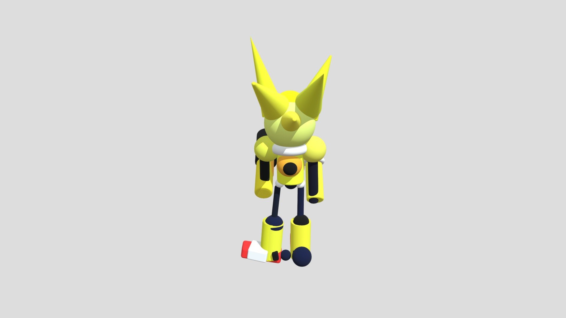 Super Mecha Sonic (With Cannon)