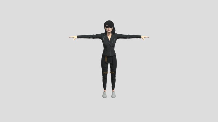 SSSniperwolf 3D Model