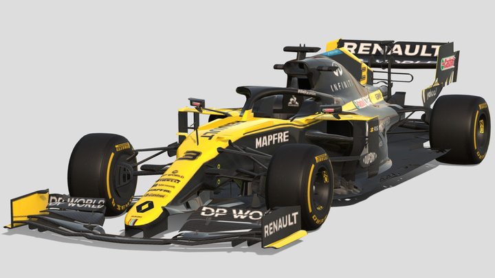 2020 F1 Renault RS20 – Gratis 3D-model STL