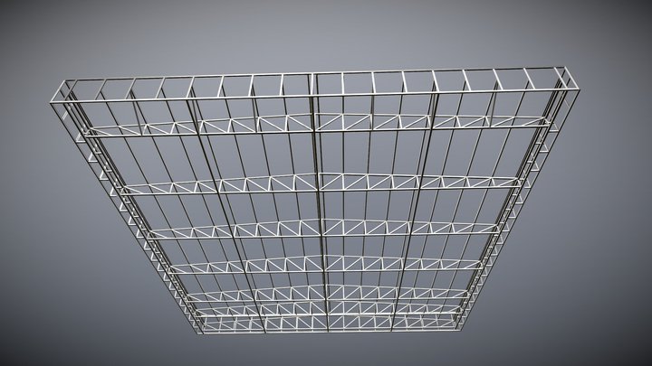 Roof structure 3D Model