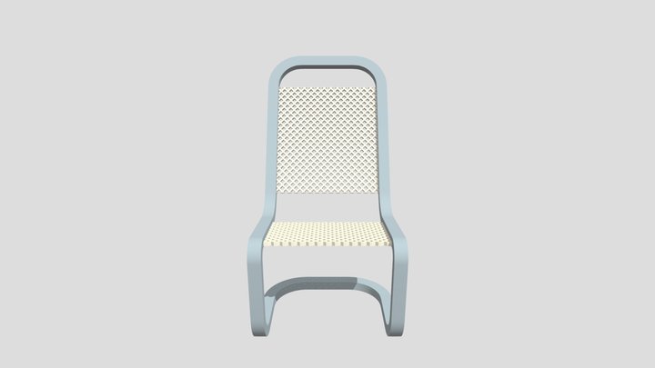 Lounge Chair (Low Poly) 3D Model