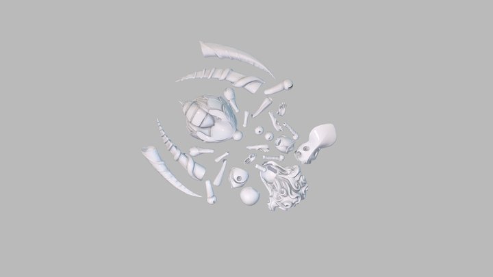 Ihnah Cho - BJD Unusual_parts 3D Model