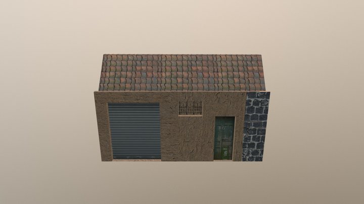 Italian grocery house 3D Model