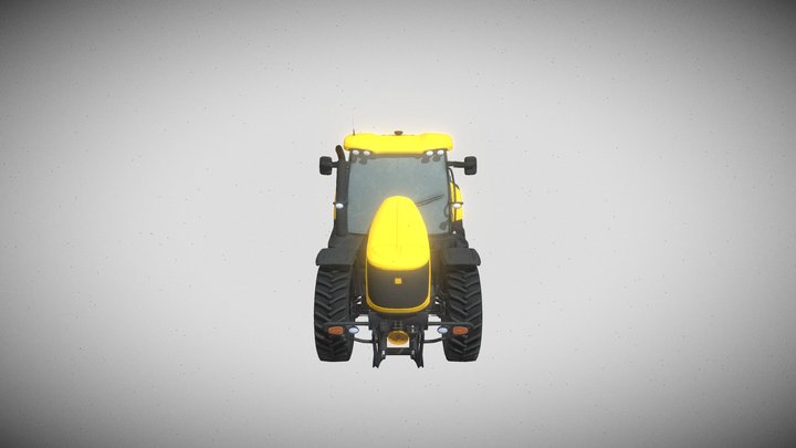 JCB Fastrac Tractor 8000 Low-poly 3D model 3D Model