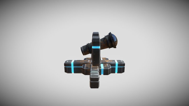 telescope 3D Model