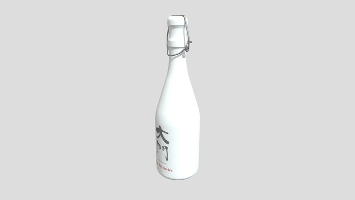 bottle glTF 3D Model