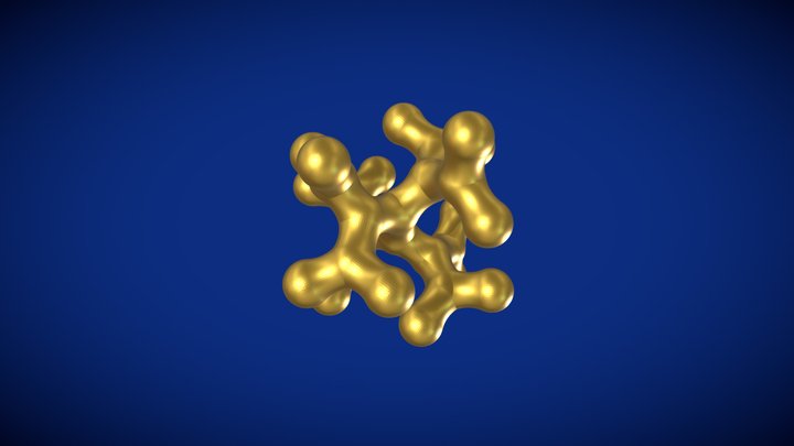 Flower of Twist Core 3D Model