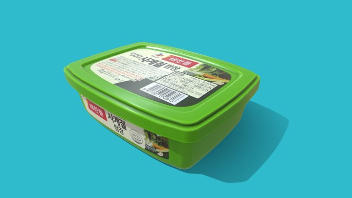 ssamjang Korea – Kostenloses 3D-Modell STL