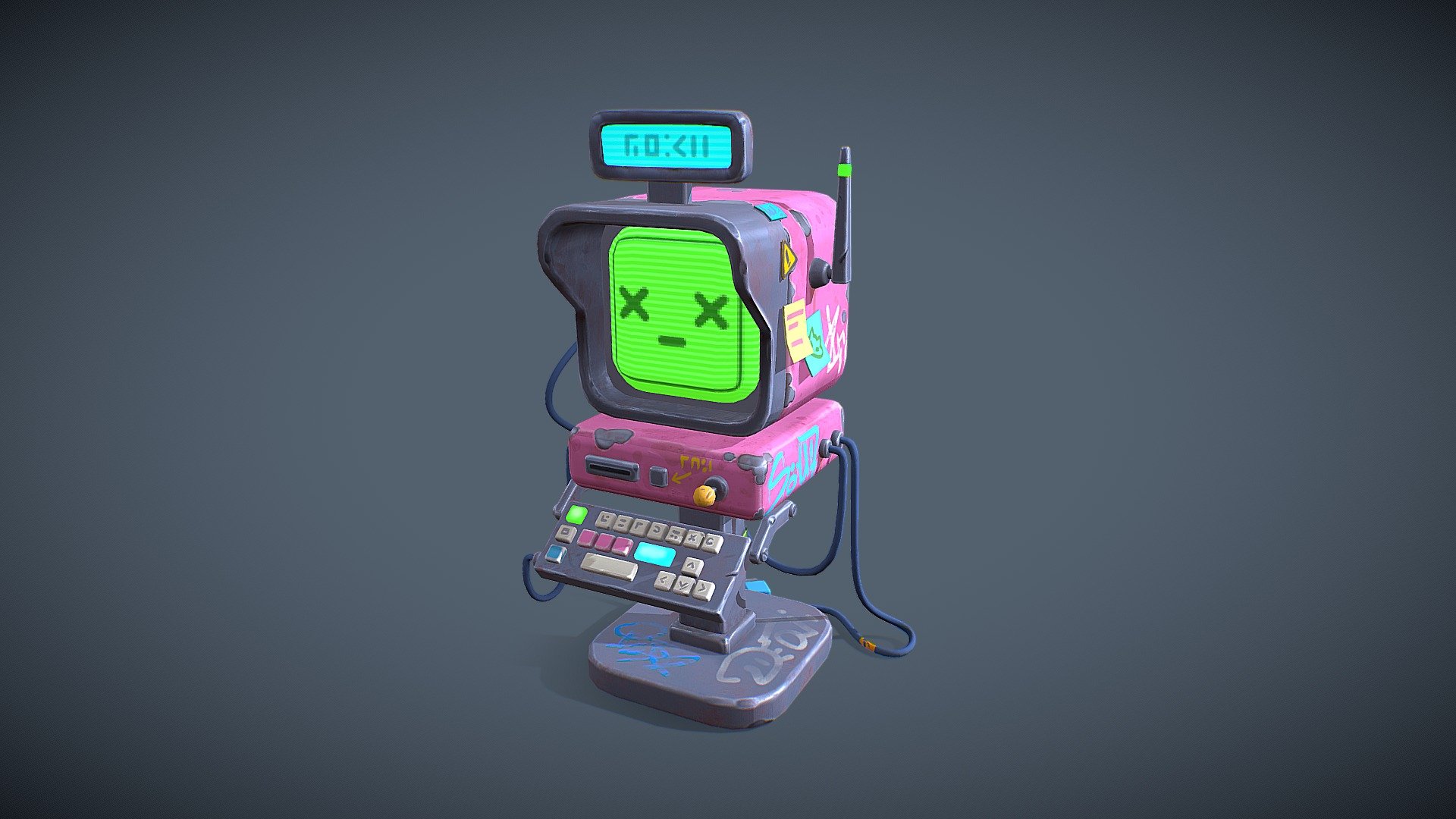 Street computer - 3D model by olivia555 [9a9651e] - Sketchfab