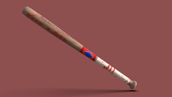 Harley Quinn Bat 3D Model