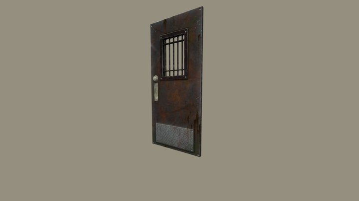 Black Mesa Blue Shift | Rusted door 3D Model