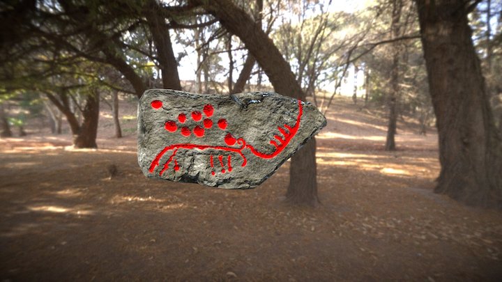 Helleristningsstein 3D Model