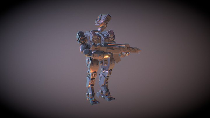Versatile Armor VA-144 "Vandal" Gunknight 3D Model