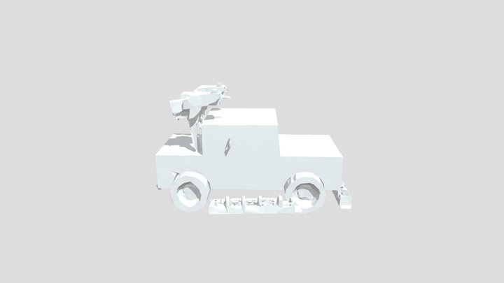 Canavar Kamyon 3D Model