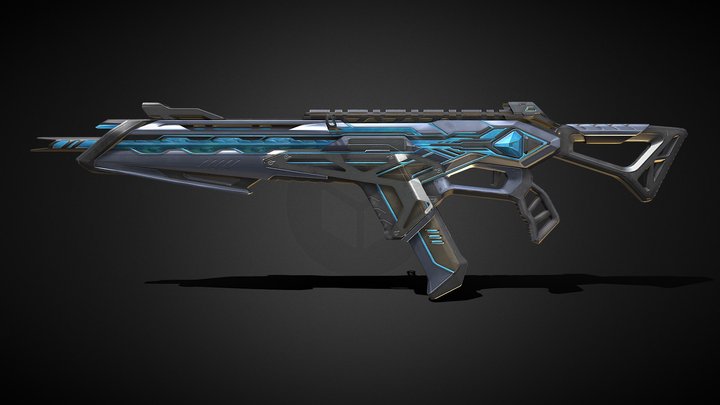 Apex Legends Carbine R301 Blue Surge – Free 3D Model STL
