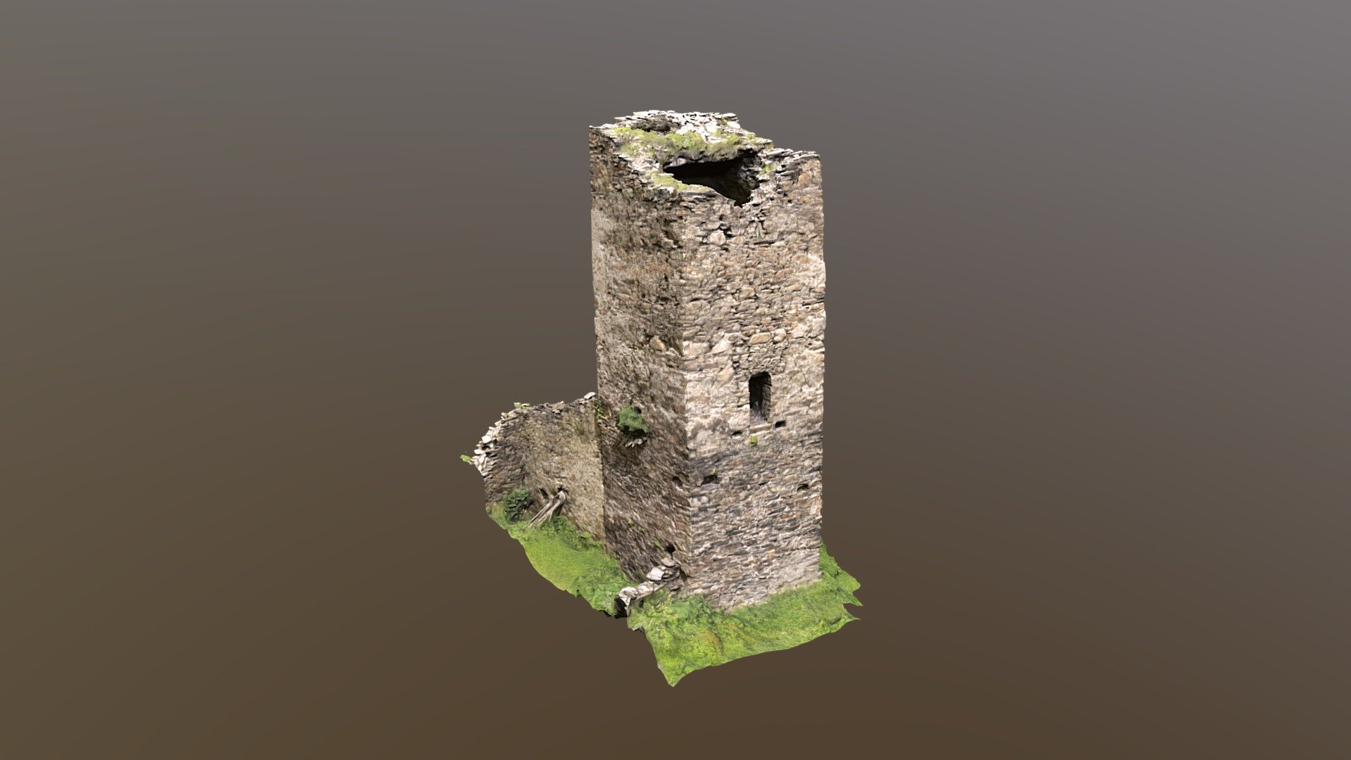 Svan Tower in Sgobuldi abandoned village