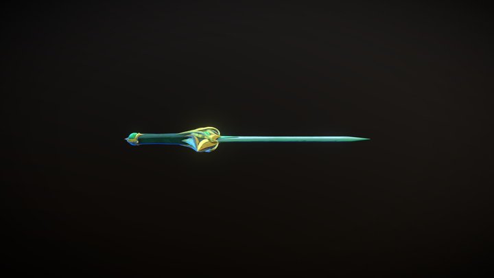 Fantasy Sword 3D Model