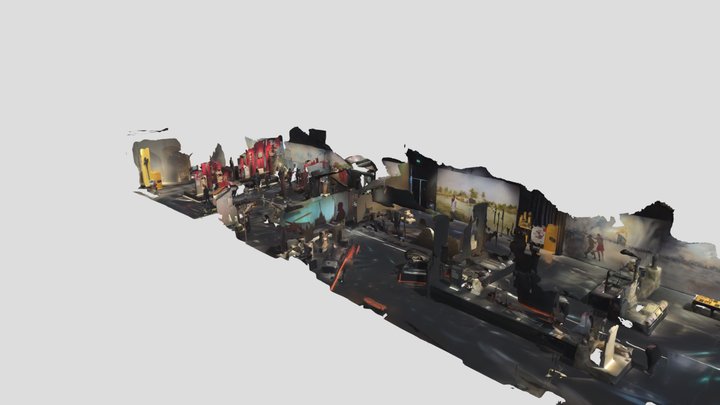 British Museum LEGION Exhibition Space 3D Model
