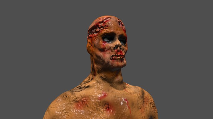 Vaccinated Zombie 💉🐑 3D Model