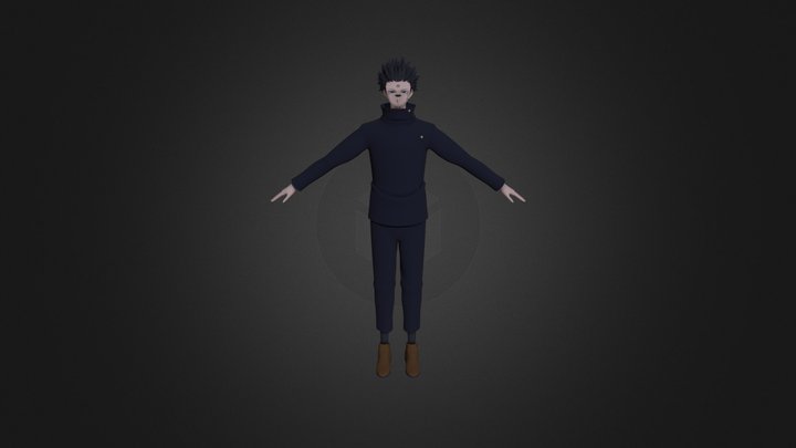 Megumi, NO SUKUNA!!! 1 form of Meguna 3D Model