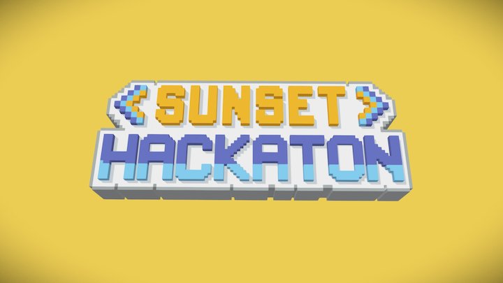 Logo Sunset 3D Model
