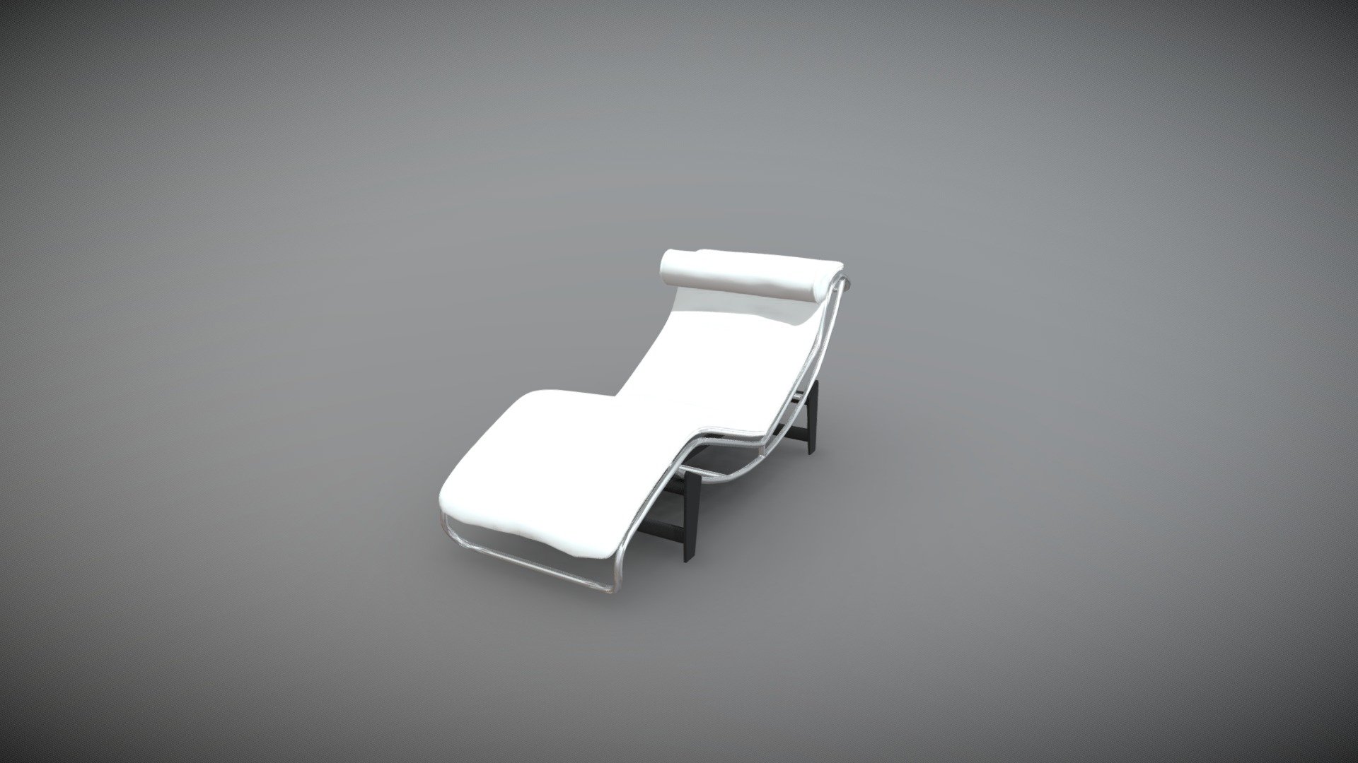 STL file feet replacement for LC4 chaise longue Le Corbusier・3D