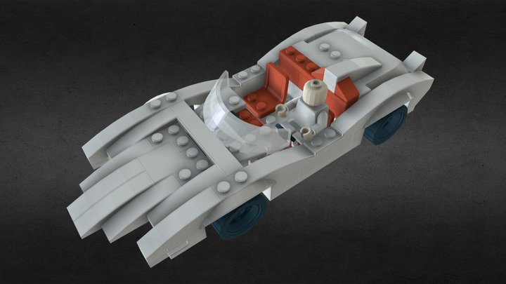 LEGO™ Car 8158' (1) 3D Model