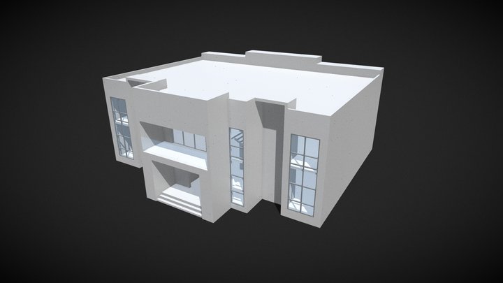 Two Story Villa 3D Model
