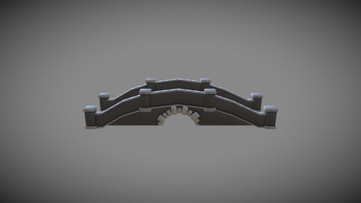 Stone Bridge 3D Model