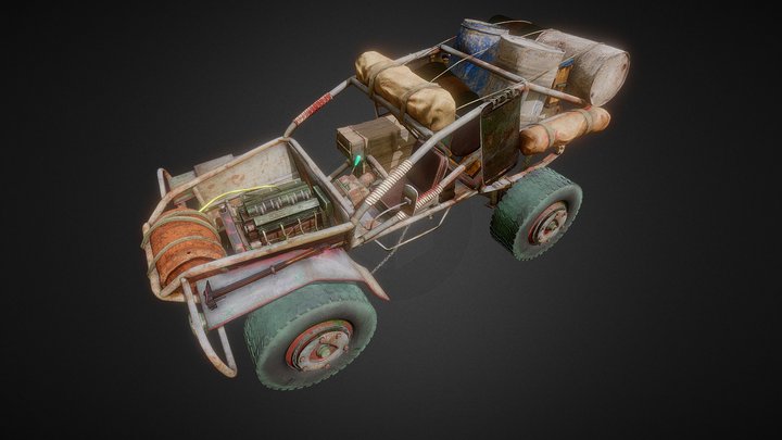 Buggy car 3D Model
