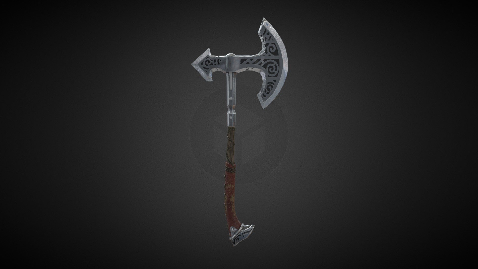 Hecha De Guerra Skyrim Low poly