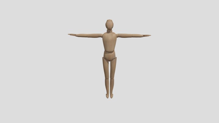 PersonBlockout 3D Model
