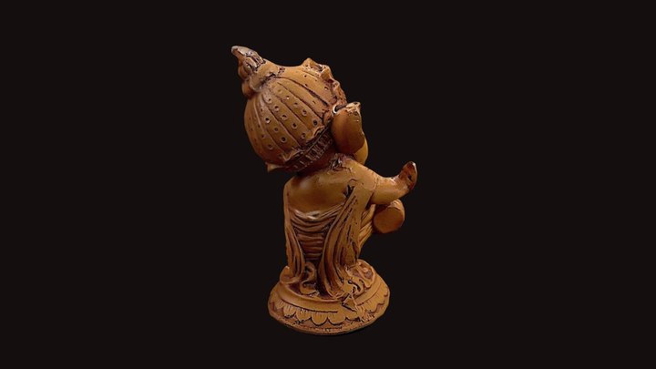 Ganesha Hindu God 3D Model
