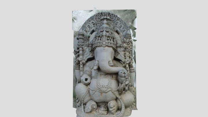 Free 3D Scan - 12th Century Ganesh 3D Model