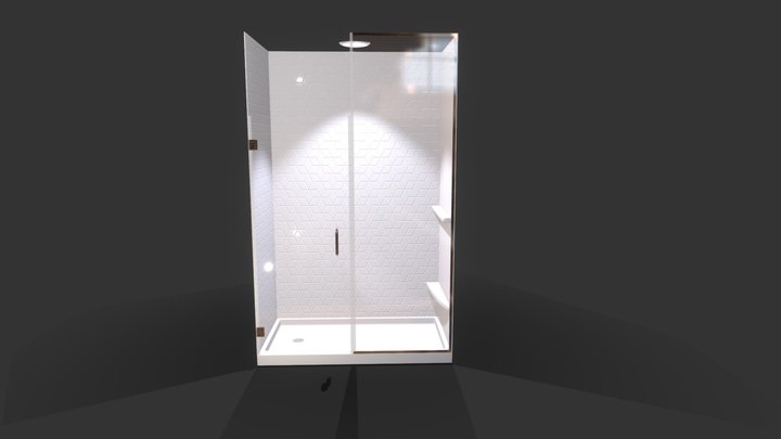 Full Shower System 3D Model