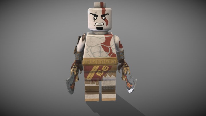 Lego Kratos 3D Model