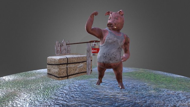 Pig 3D Model