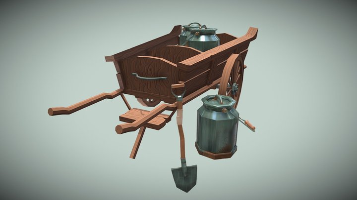 [Student Work] Farm cart 3D Model